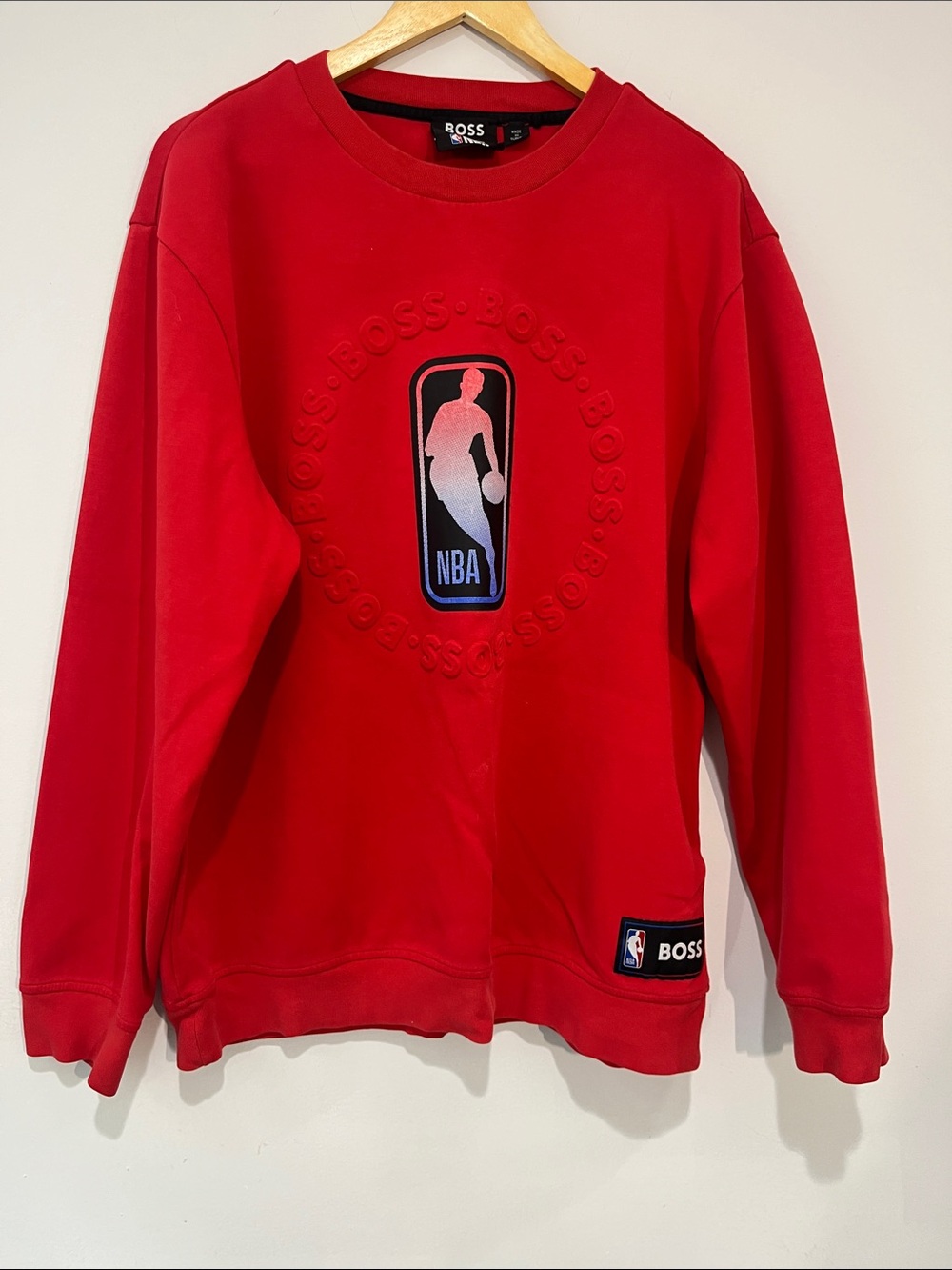 BOSS Red NBA Crewneck Sweatshirt
